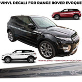 Graphics Racing Sticker Vinyl Stripe For Range Rover Evoque