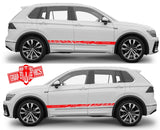 Graphics Racing Sticker Vinyl Stripe For VW Tiguan - Brothers-Graphics