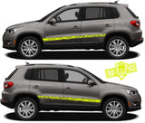 Graphics Racing Sticker Vinyl Stripe For VW Tiguan - Brothers-Graphics