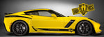 Graphics Sticker Car Side Vinyl Stripes Fit Chevrolet Corvette 2005-2021 - Brothers-Graphics