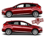 Graphics Sticker Car Side Vinyl Stripes For Ford Focus - Brothers-Graphics