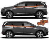 Graphics Sticker Car Side Vinyl Stripes For  Peugeot 5008 - Brothers-Graphics