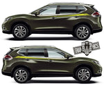 Graphics Sticker Door Side Vinyl Stripes For Nissan Rogue - Brothers-Graphics