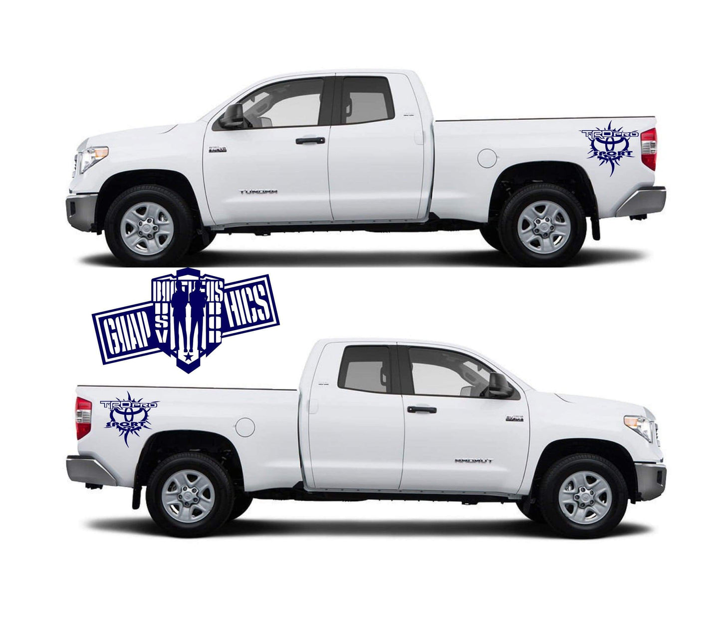 Graphics Sticker Vinyl Stripes Fit For Toyota Tacoma 2001-2020 - Brothers-Graphics