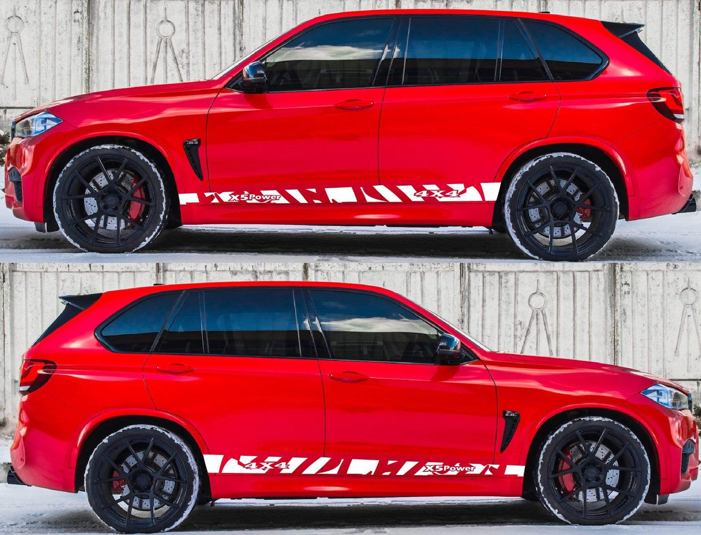 Truck Decals stripes vinyl decals for BMW X5 - Brothers-Graphics