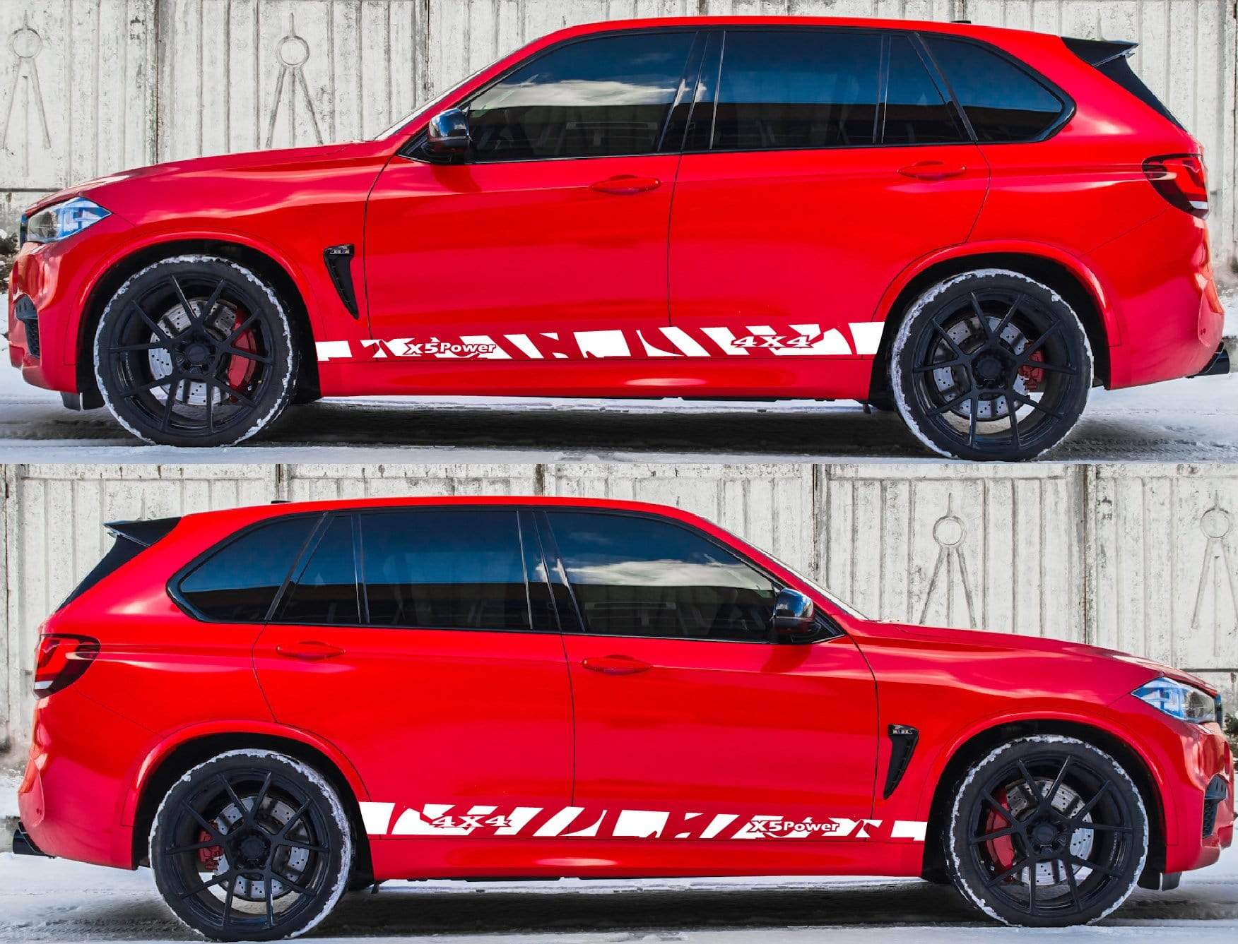 Truck Decals stripes vinyl decals for BMW X5 - Brothers-Graphics