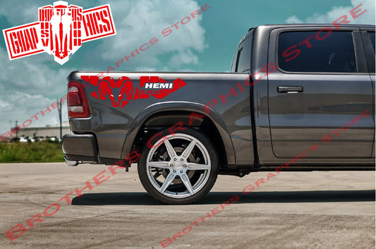 Autocollants pour Ram Power Wagon | Autocollants pour carrosserie Ram | Autocollants Dodge pour Dodge Ram