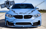 Hood Decals Racing Decal Sticker For BMW M4 - Brothers-Graphics