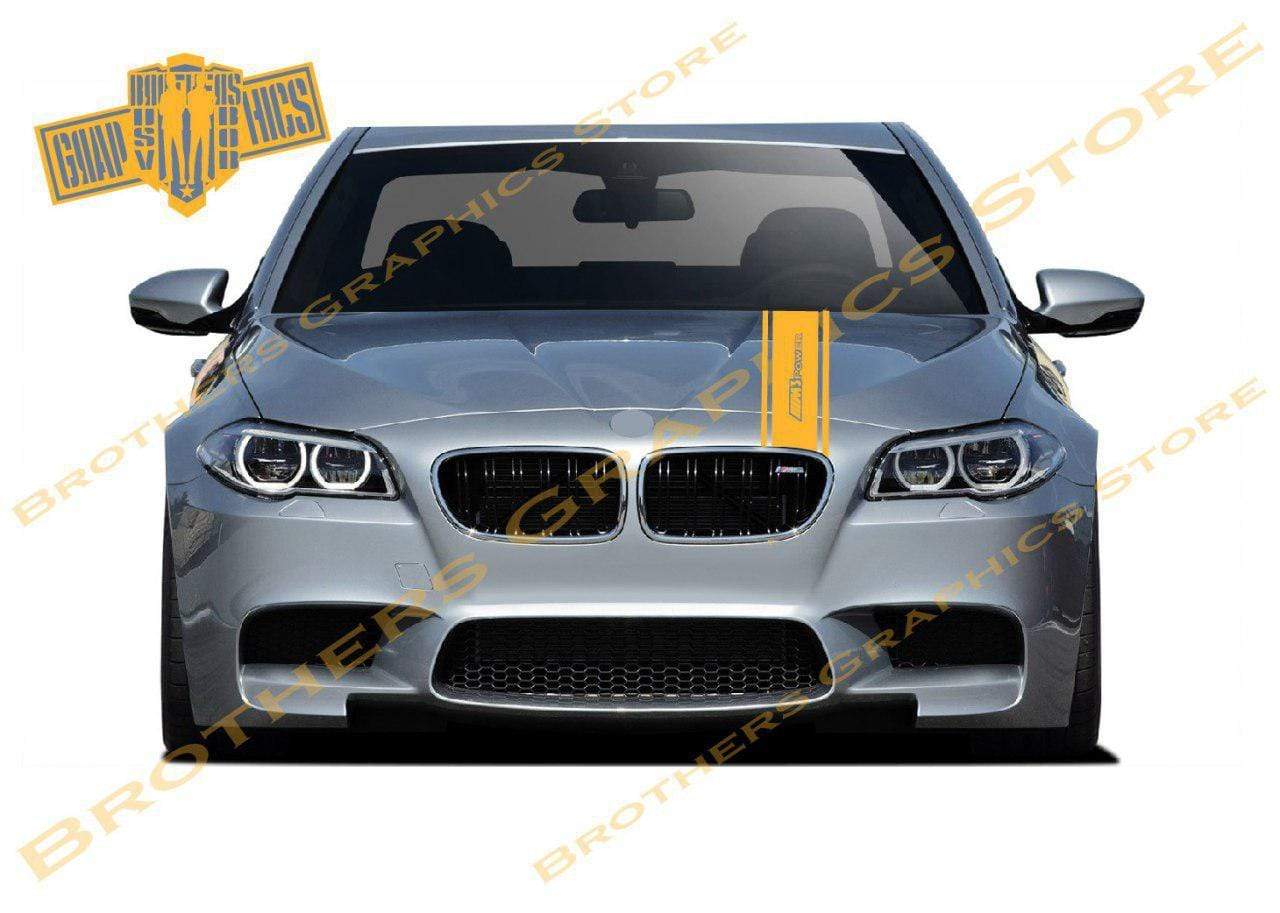 Hood Decals Vinyl Color Graphic Racing Decal Sticker For BMW M3 - Brothers-Graphics