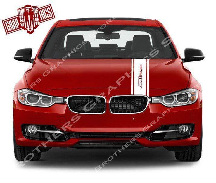 Hood Decals Vinyl Color Graphic Racing Decal Sticker For BMW M3 - Brothers-Graphics