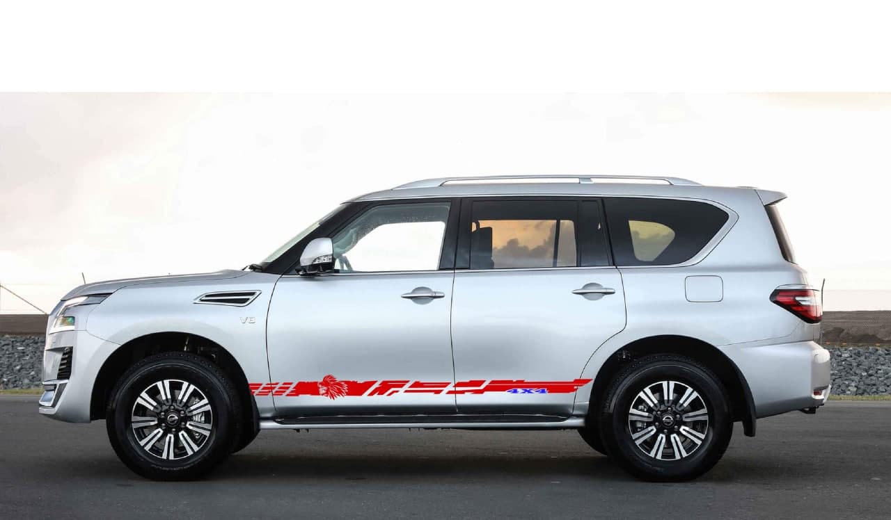Vinyl Graphics Indian Man Graphic Vinyl Stripes Compatible with Nissan Patrol