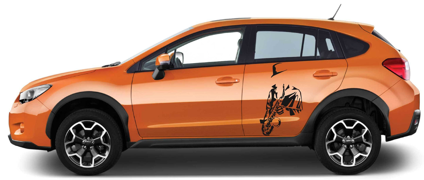 Vinyl Graphics Jazz symphonist graphic for car | UNIVERSAL STICKERS
