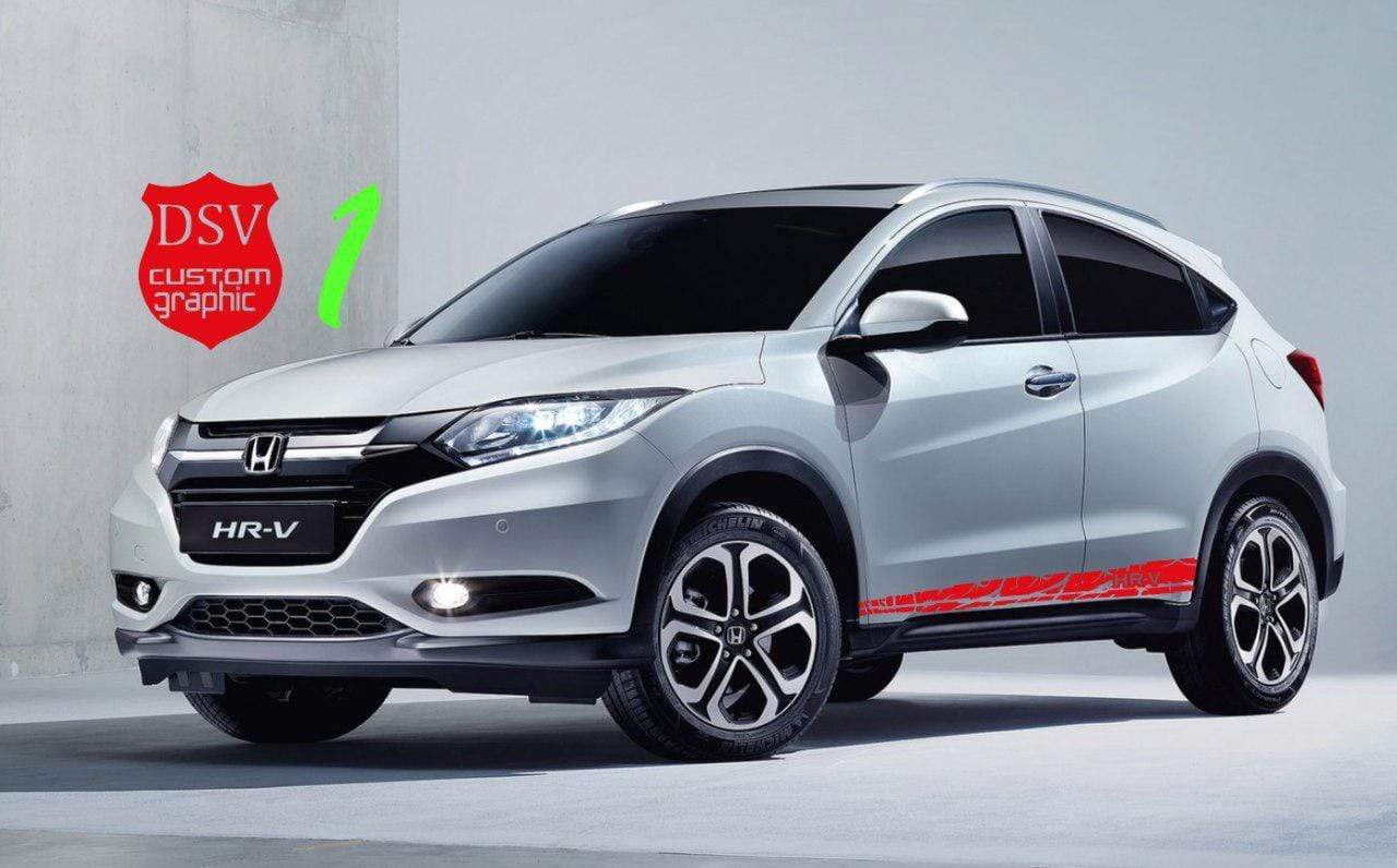 Autocollants latéraux de voiture de course à rayures pour Honda CR-V 