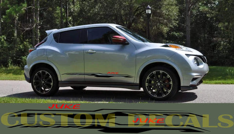 Line Design 2 color decals Vinyl Decals For Nissan Juke