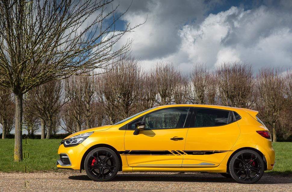 Autocollants graphiques de ligne pour Renault Racing Stripes pour Renault Clio autocollants de voiture Renault Clio