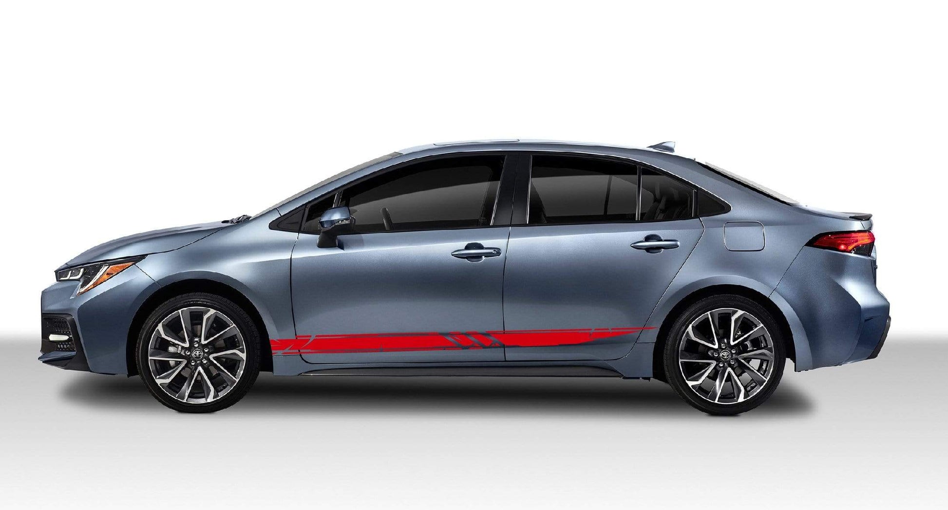 Vinyl Graphics Line Graphic Gift Toyota Corolla Racing Stripes for Corolla car stickers decals