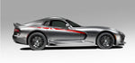 Vinyl Graphics Line Graphic Vinyl Door Decal Racing Stripe stickers for Dodge Viper