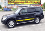 Line Graphic Vinyl Side Racing Stripes for Mitsubishi Pajero