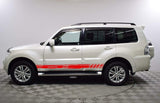 Line Graphic Vinyl Side Racing Stripes for Mitsubishi Pajero