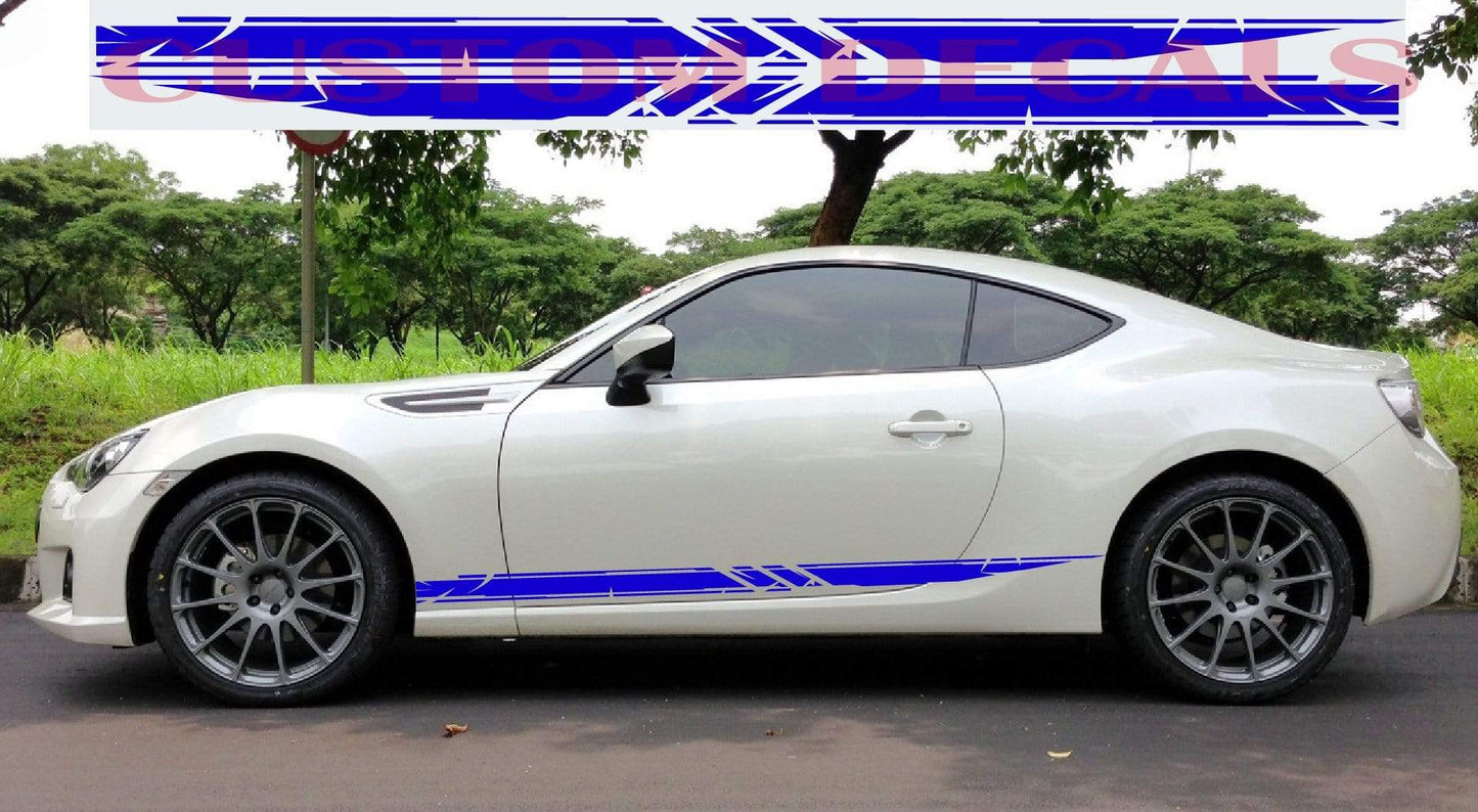 Premium Vinyl Stickers Compatible with Subaru BRZ Unique Line Design BFF