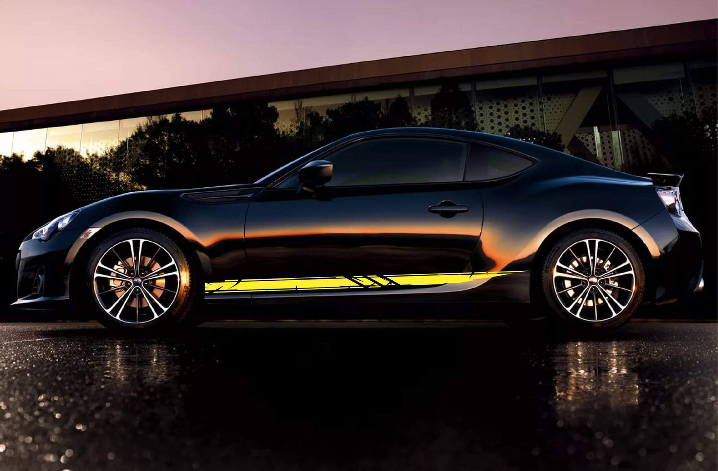 Premium Vinyl Stickers Compatible with Subaru BRZ Unique Line Design BFF