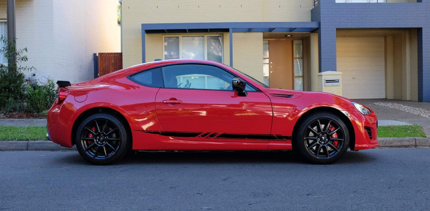 Premium Vinyl Stickers Compatible with Subaru BRZ Unique Line Design BFF