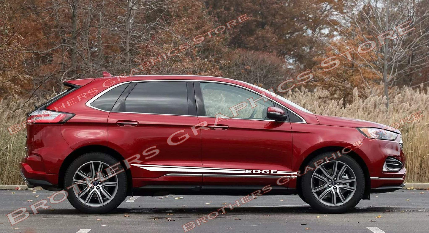 Premium Vinyl Stickers Compatible With Ford Edge Style Design New Design