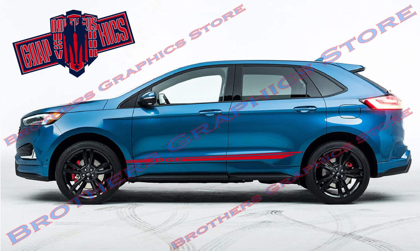 Premium Vinyl Stickers Compatible With Ford Edge Style Design New Design