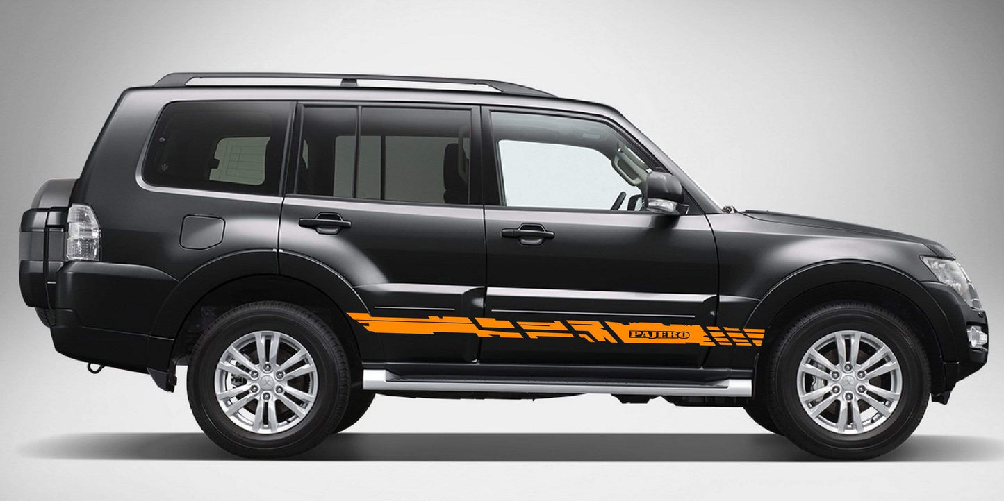 Premium Quality Stickers Compatible with Mitsubishi Pajero Best Design Decorative decals