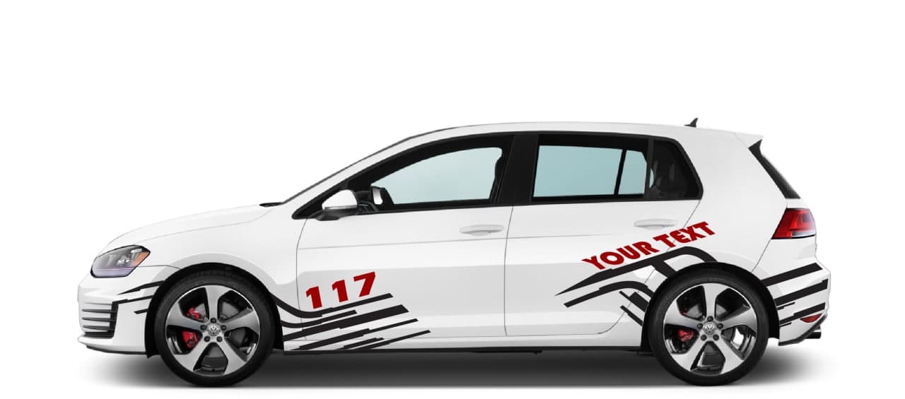 Vinyl Graphics Line Unique graphic universal sticker decal for Car Any Vehicle | UNIVERSAL STICKERS