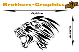 Vinyl Graphics Lions Graphic Vinyl Stickers for car | UNIVERSAL STICKERS