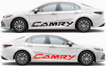 Vinyl Graphics Logo Design Decal Sticker Vinyl Side Racing Stripes Compatible with Toyota Camry
