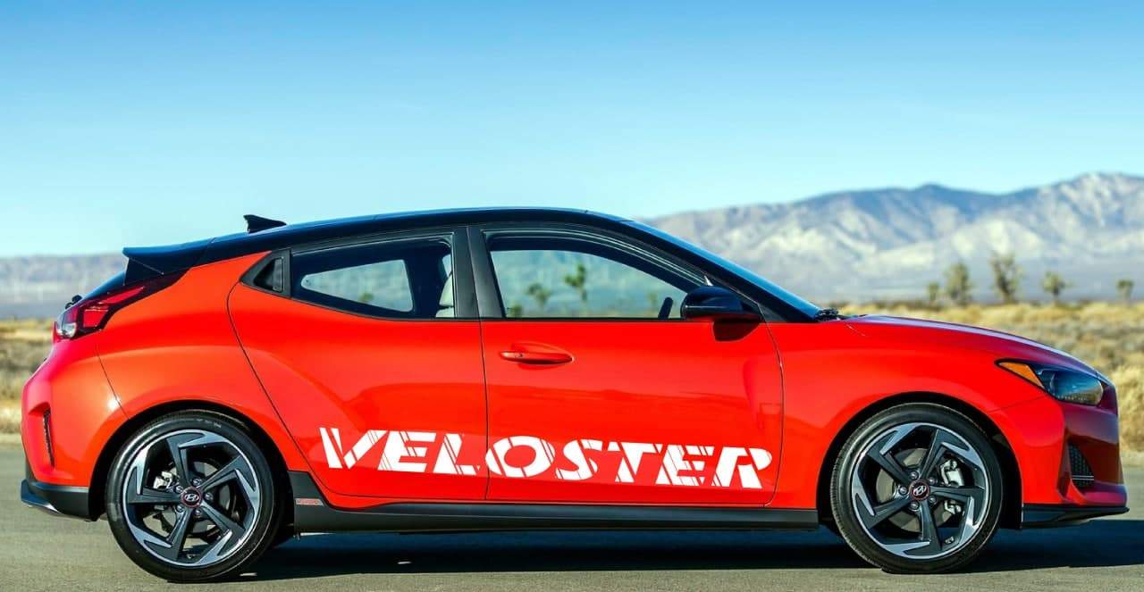 Vinyl Graphics Logo Design Decal Sticker Vinyl Side Racing Stripes for Hyundai Veloster