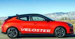 Vinyl Graphics Logo Design Decal Sticker Vinyl Side Racing Stripes for Hyundai Veloster