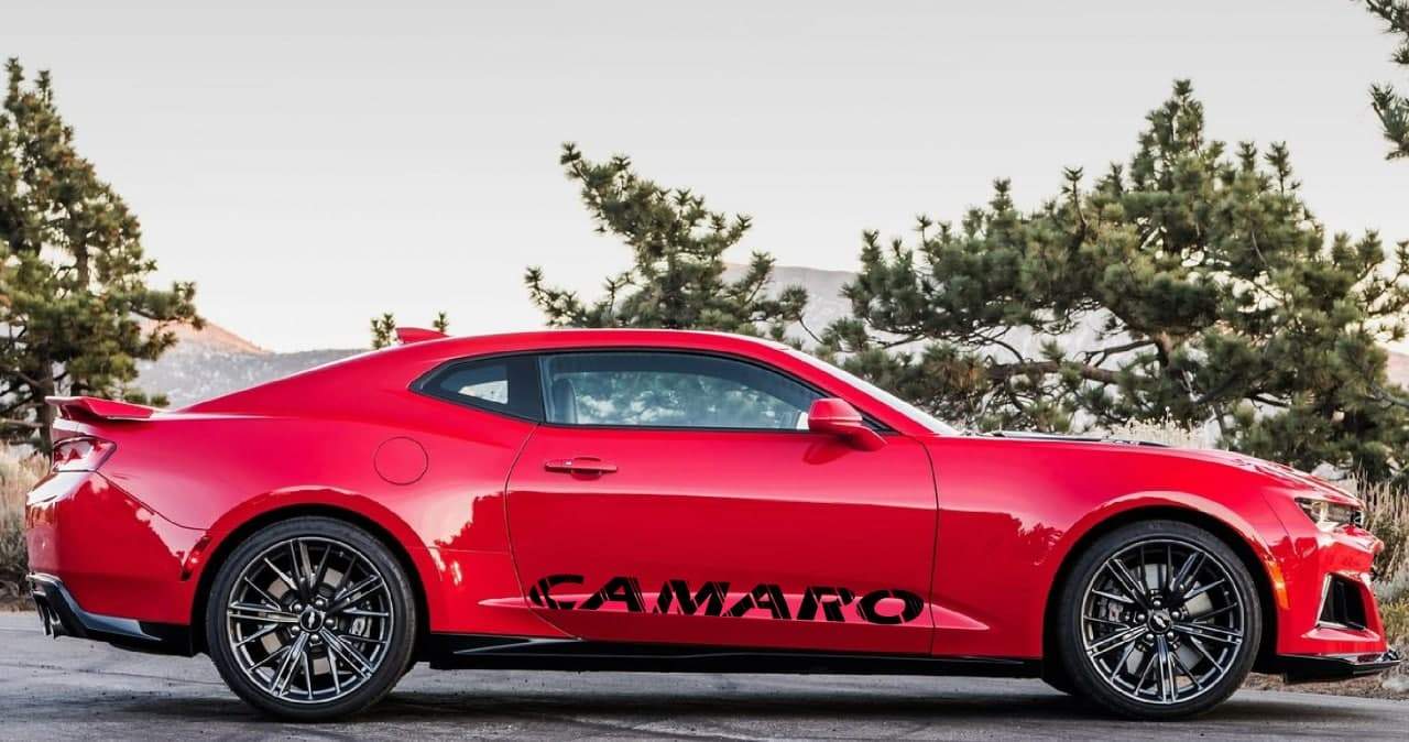 Vinyl Graphics Logo Design Decal Vinyl Racing Stripe Stickers For Chevrolet Camaro