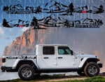 Vinyl Graphics Logo Design Graphic Stickers Compatible with Jeep Gladiator