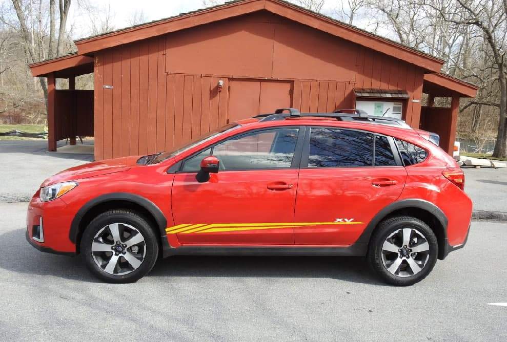 Vinyl Graphics LOGO Figure Design Vinyl decal Stickers Compatible with Subaru XV CAR STICKERS