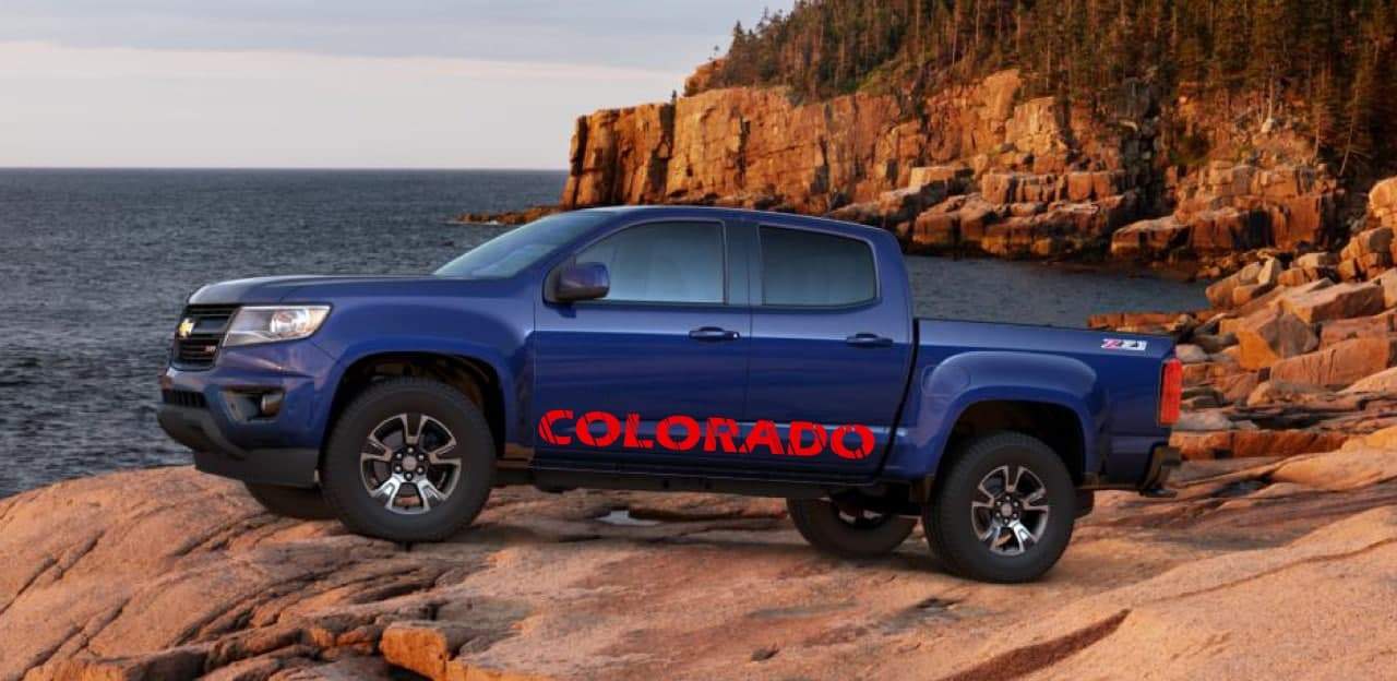Vinyl Graphics Logo Graphic Stickers Car Vinyl Stripes Compatible with Chevrolet Colorado 2000-2021