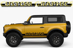 Vinyl Graphics Logo line Design Stickers Decals Vinyl Graphics Compatible With Ford Bronco