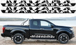 Vinyl Graphics Logo Line Mirror Design Vinyl Stripes Compatible With Nissan Navara 2002-2022