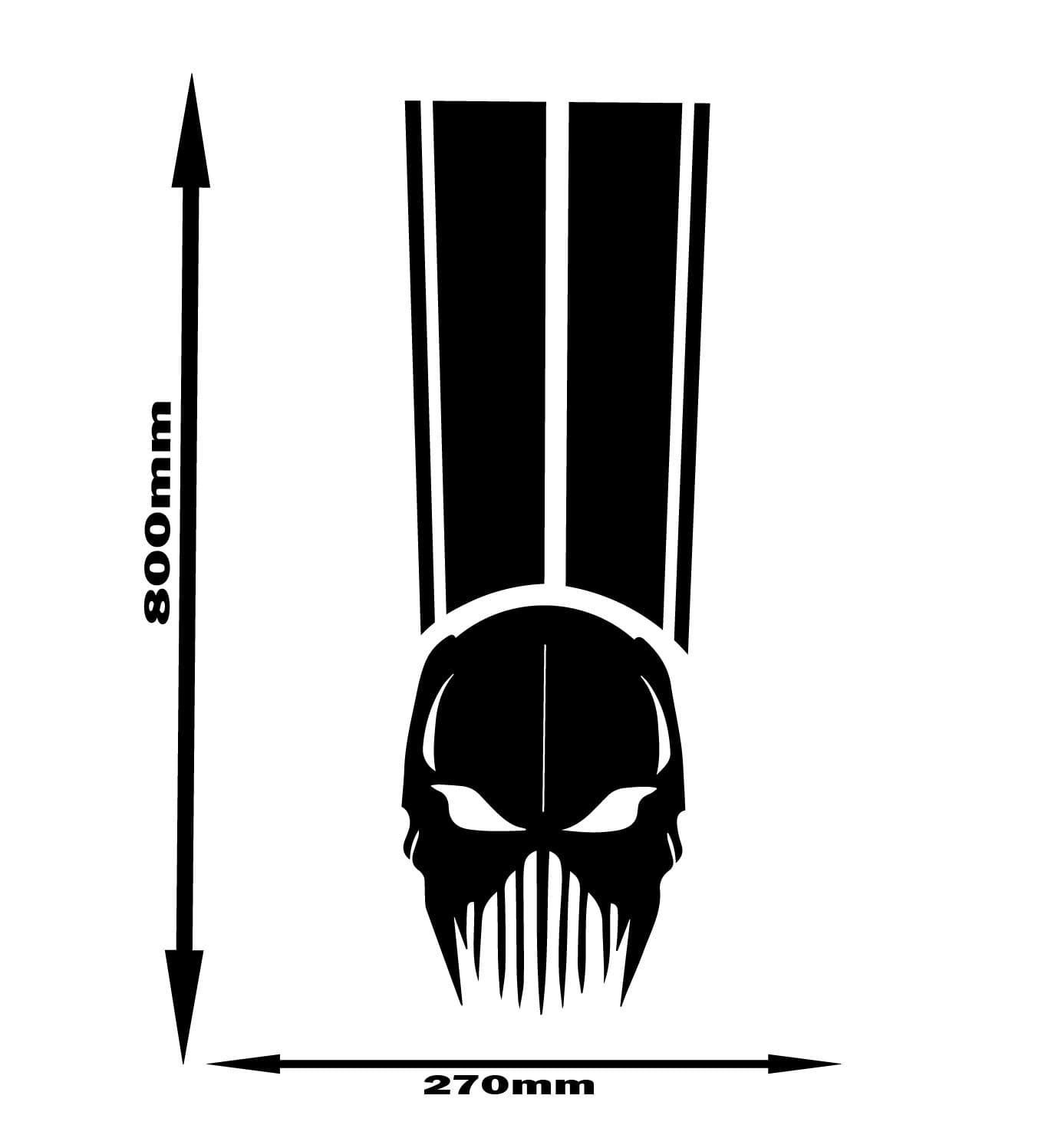 MAN Design vinyl | UNIVERSAL HOOD stickers | graphics hood stickers