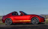 Premium Quality Stickers Compatible With Mazda MX-5 Miata Skull Line Design