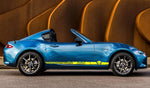 Premium Quality Stickers Compatible With Mazda MX-5 Miata Skull Line Design