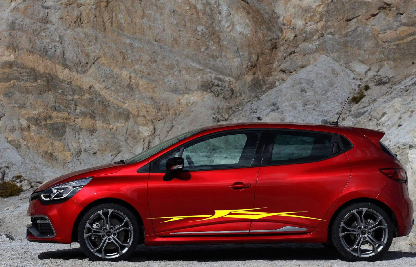 Autocollants graphiques tribaux pour hommes Renault Racing Stripes pour Renault Clio autocollants renault clio