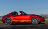 Miata stripes Rally Stickers For Mazda MX-5