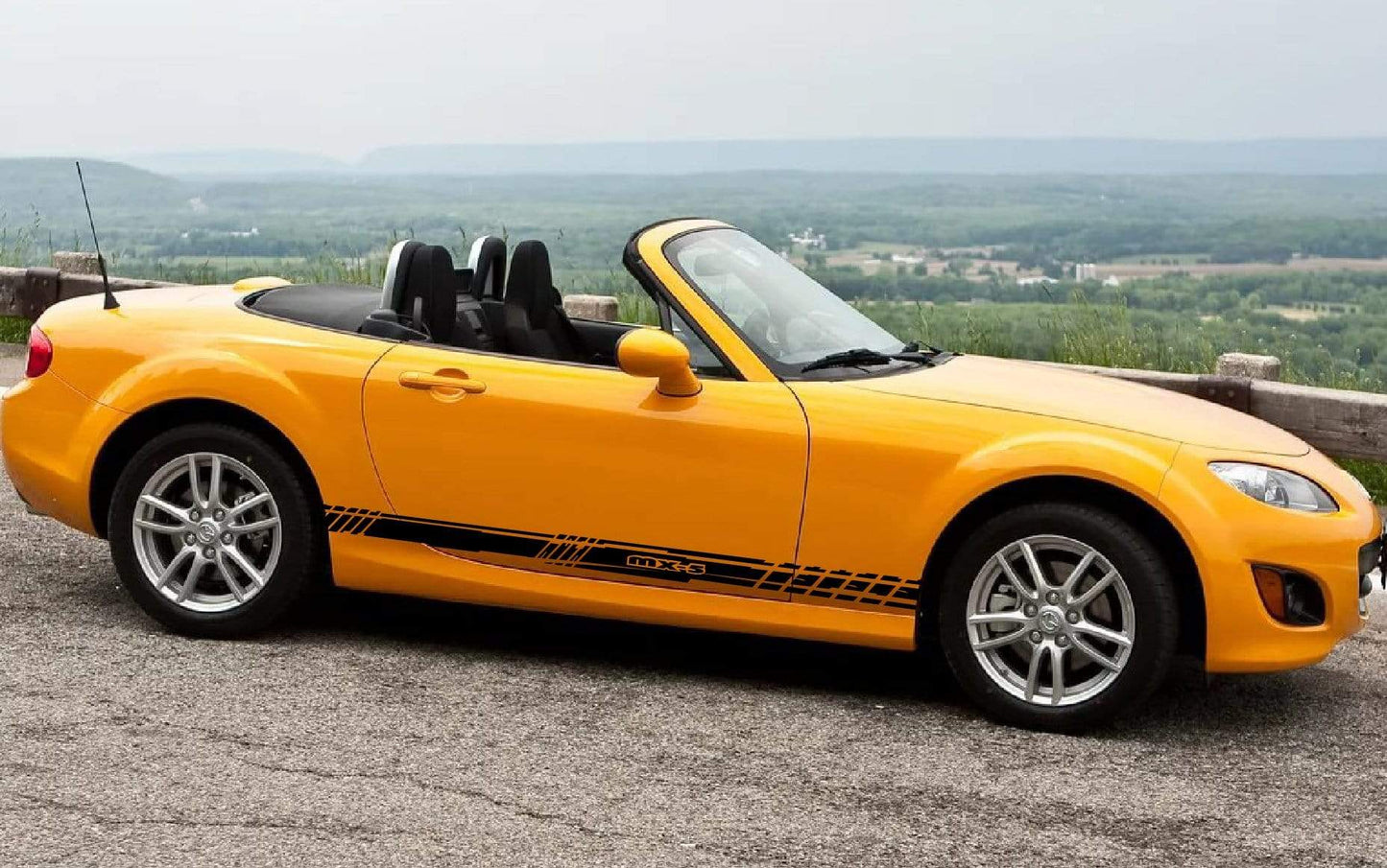 Autocollants de rallye à rayures Miata pour Mazda MX-5