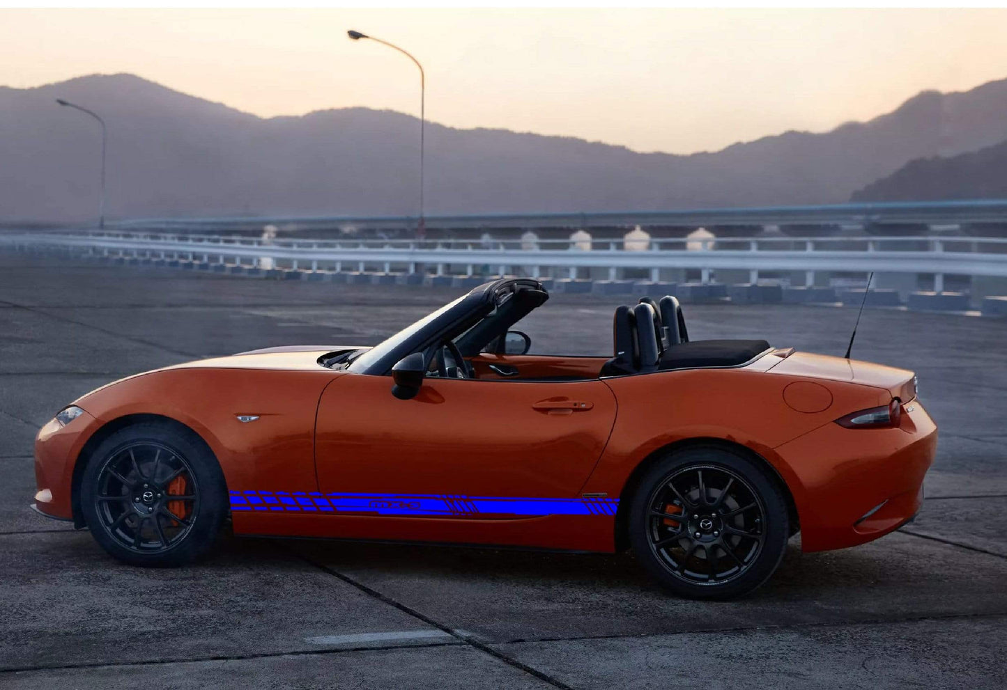 Autocollants de rallye à rayures Miata pour Mazda MX-5