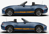 Premium Quality Stickers Compatible With Mazda MX-5 Miata stripes Rally Stickers