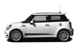 Premium Quality Vinyl Sticker fit Mini Cooper Skull line Design Automotive decals Clubman, John Cooper, Countryman