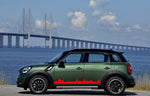 Mini Cooper Stickers TOWN Graphic | Clubman Stickers | Countryman Stickers